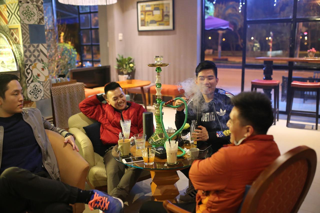 เจมิไน โฮเต็ล แอนด์ คาเฟ่ Hotel ด่งเฮ้ย ภายนอก รูปภาพ
